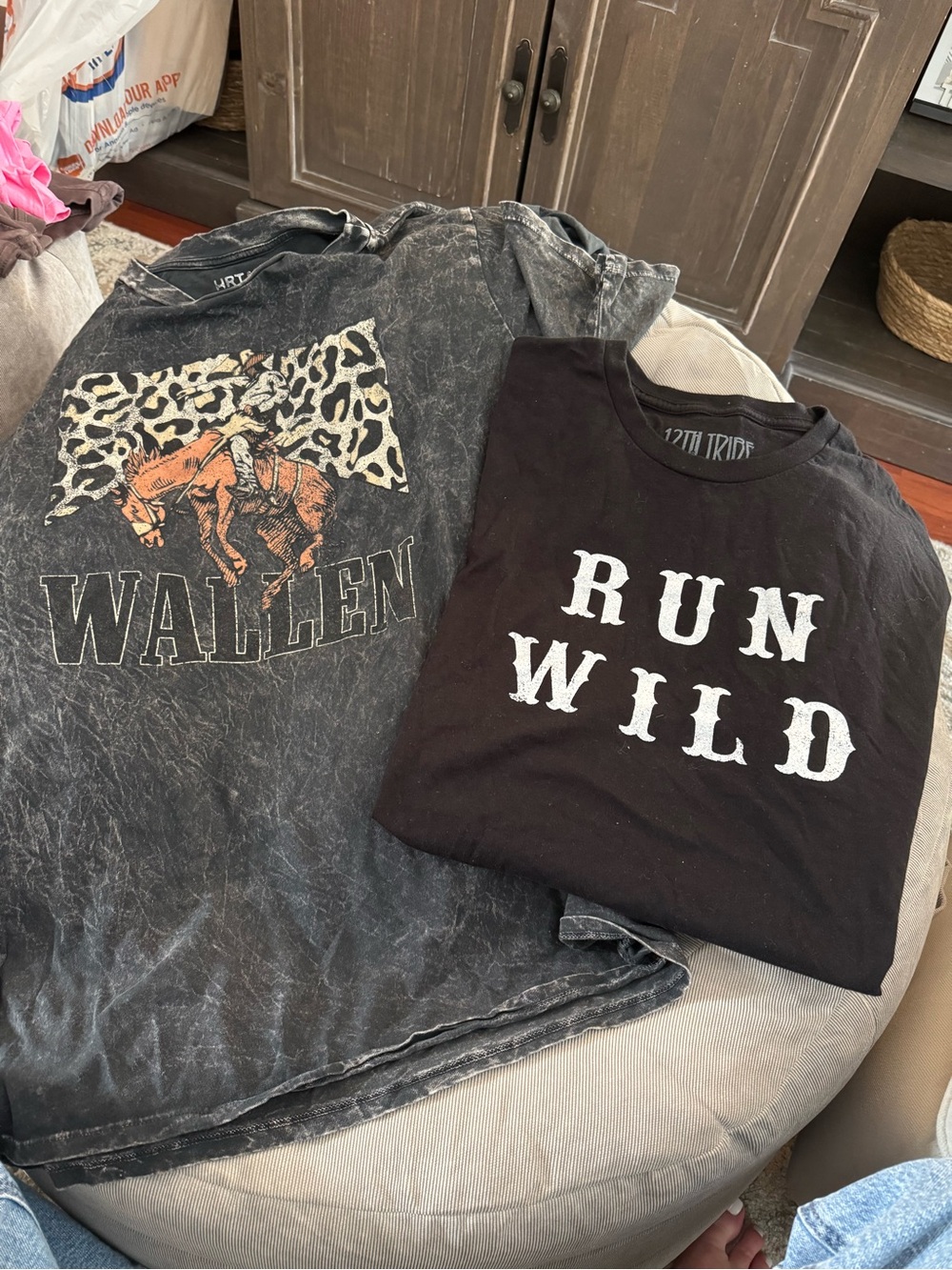 12th Tribe Morgan Wallen Tee + Run Wild Tee